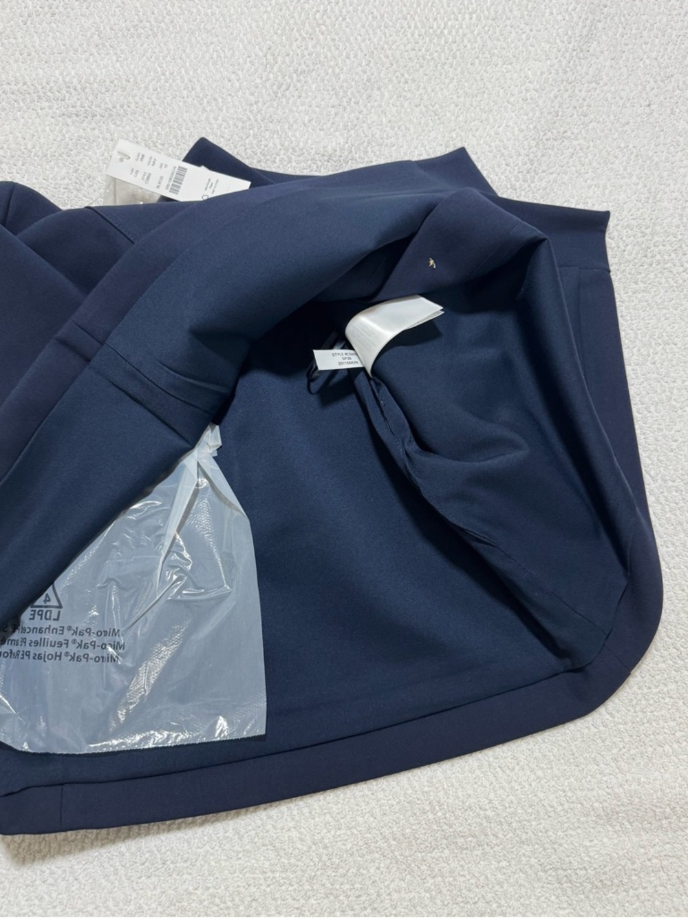 J.Crew Size 10 Fairfax mini button-front skirt in four-season stretch navy - Picture 9 of 12